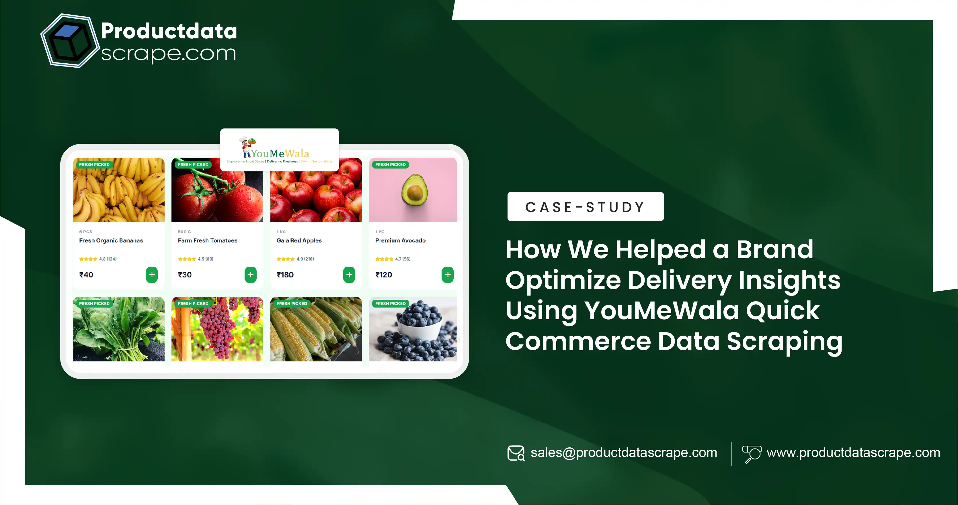 How We Helped a Brand Optimize Delivery Insights Using YouMeWala Quick Commerce Data Scraping 